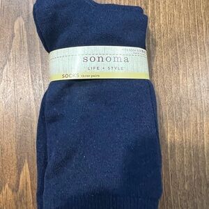 SonomaNavy Crew Socks - 3 Pack